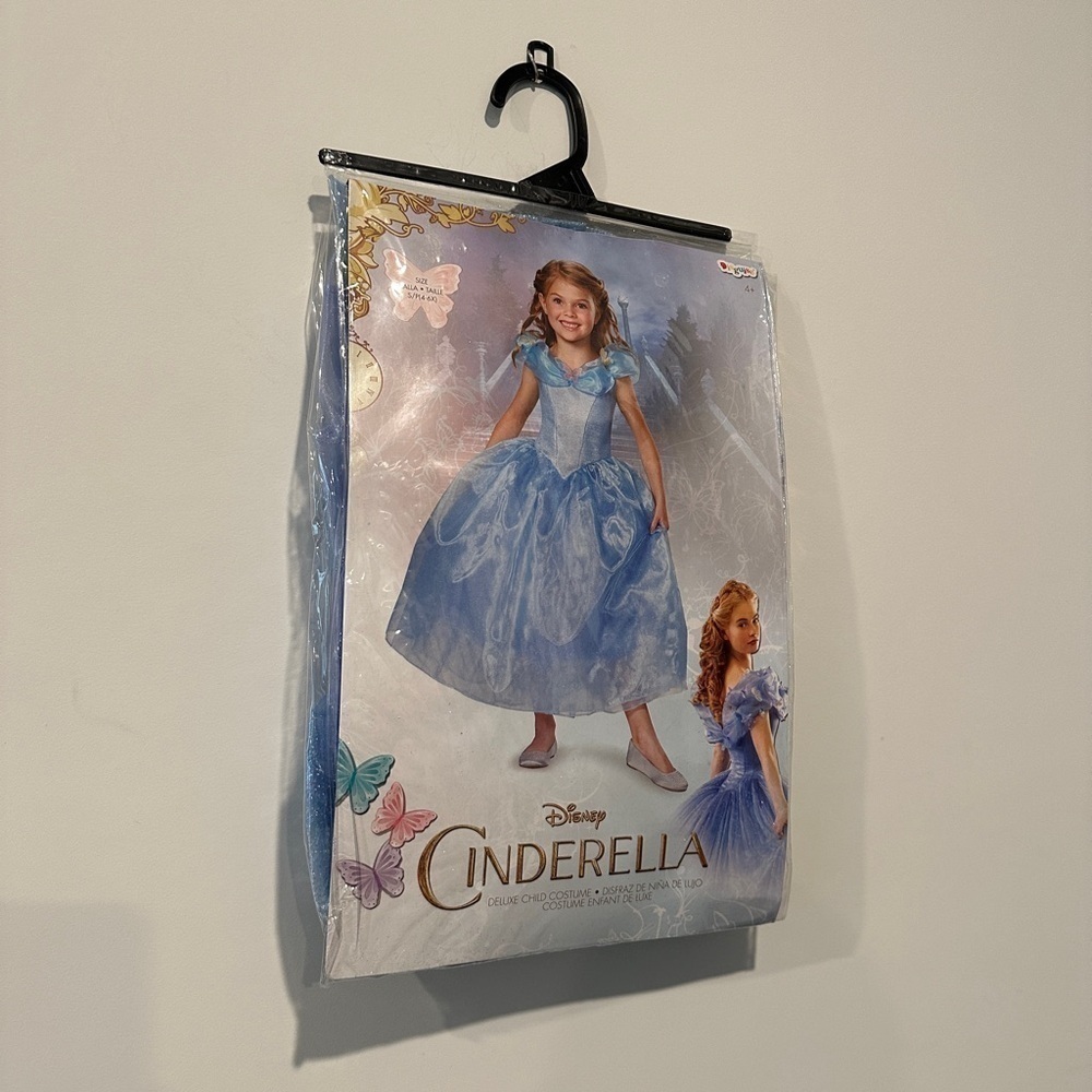 NWT Girls size 4 Cinderella Sparkle Halloween Princess dress - Picture 2 of 15